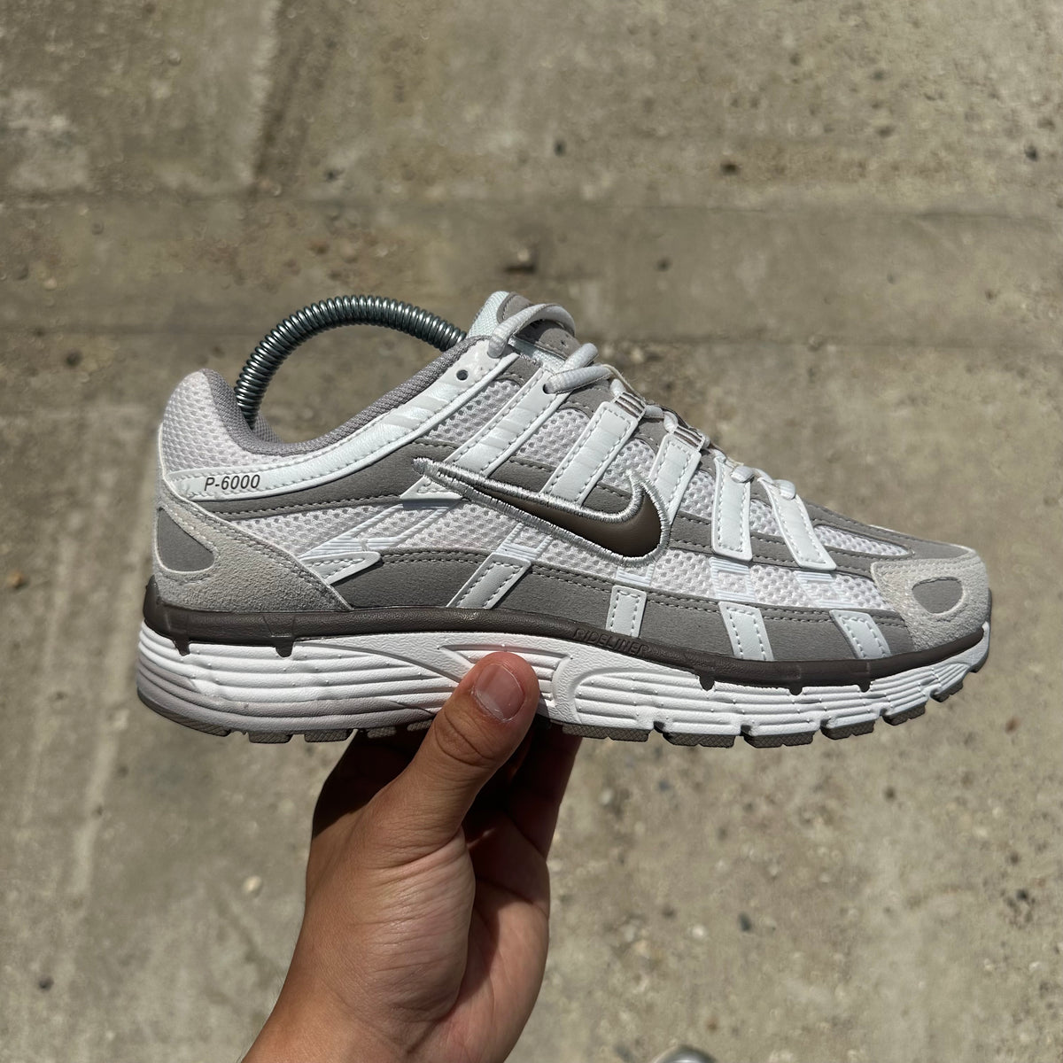 Nike P-6000 Phantom College Grey Metallic Summit White Mink Brown Trainers