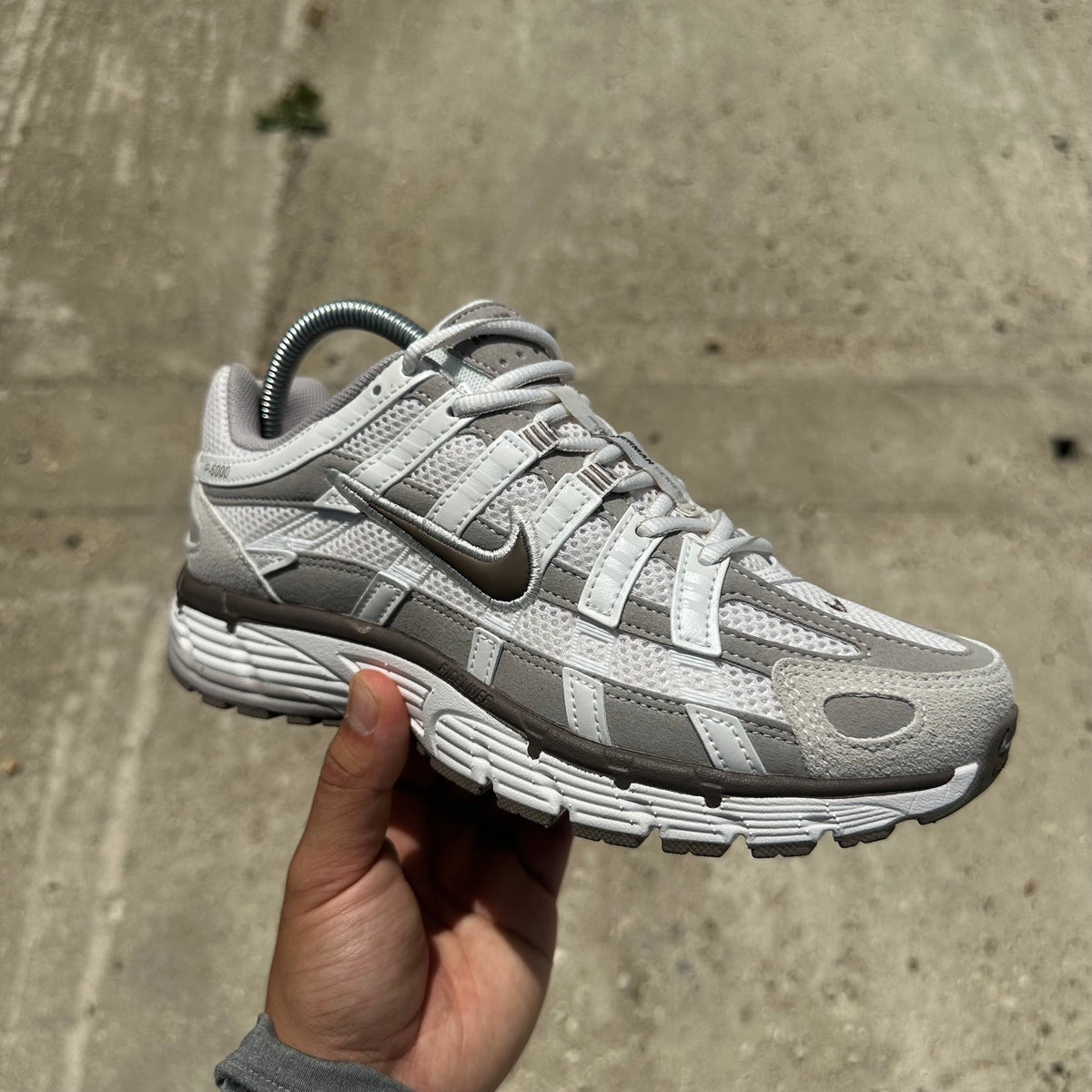 Nike P-6000 Phantom College Grey Metallic Summit White Mink Brown Trainers