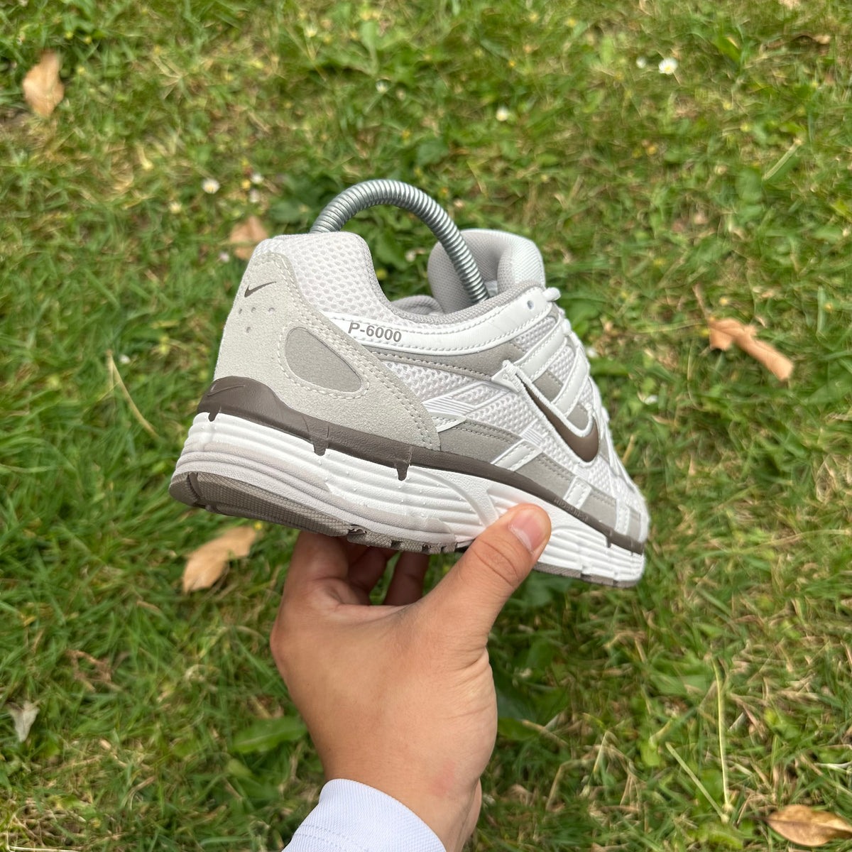 Nike P-6000 Phantom College Grey Metallic Summit White Mink Brown Trainers