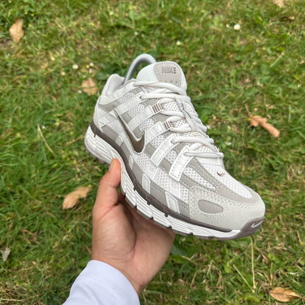 Nike P-6000 Phantom College Grey Metallic Summit White Mink Brown Trainers