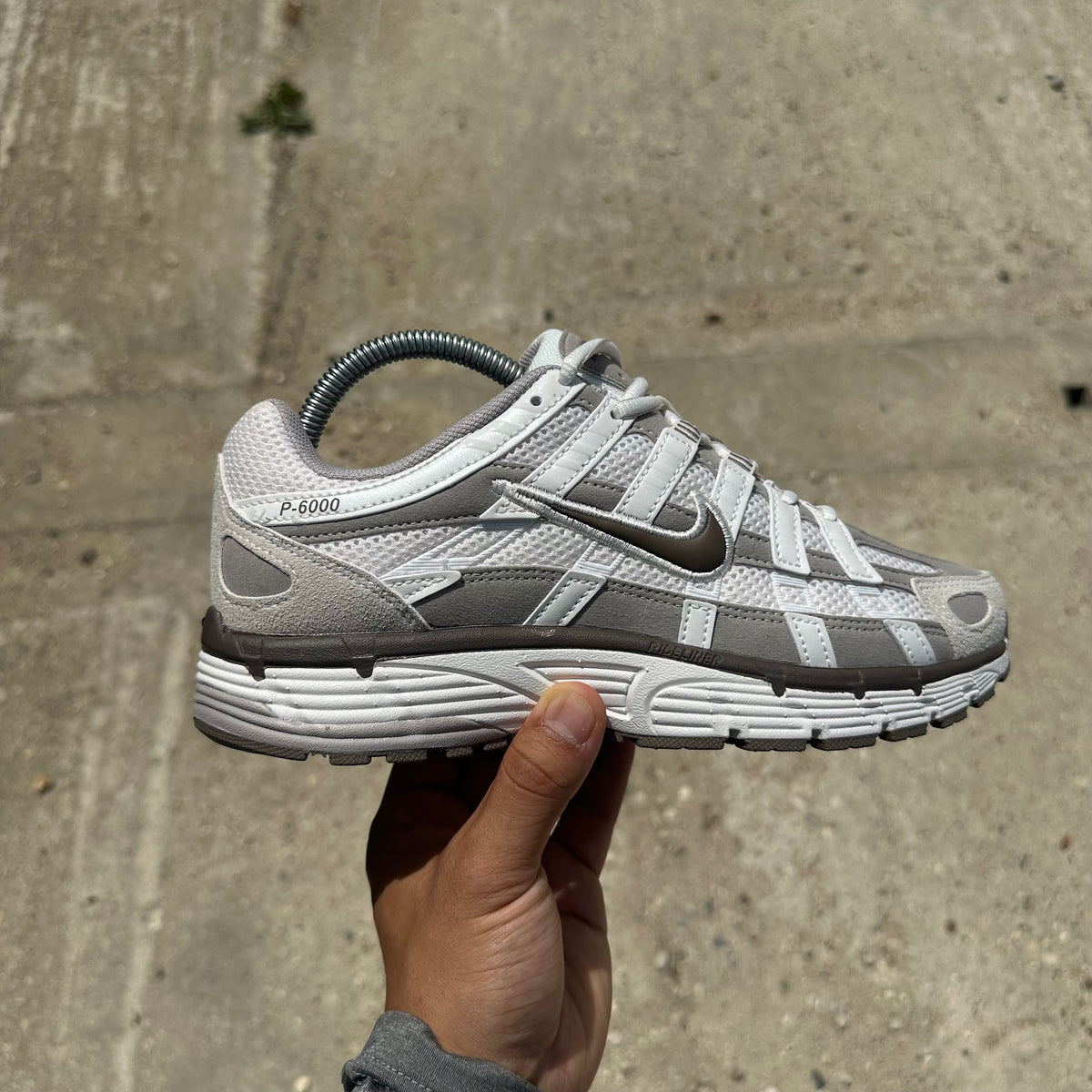 Nike P-6000 Phantom College Grey Metallic Summit White Mink Brown Trainers