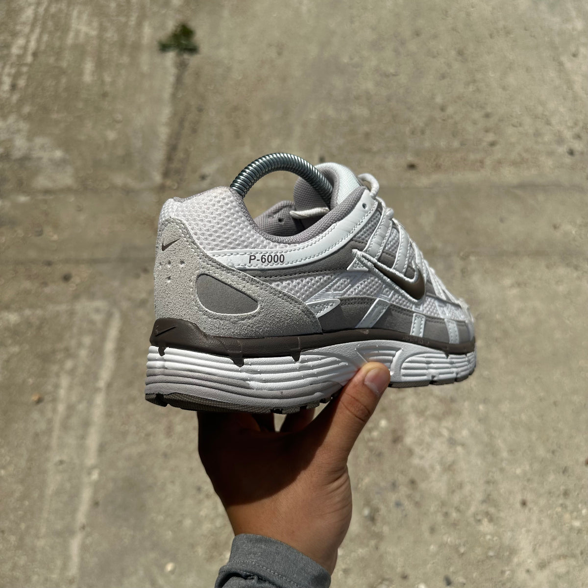 Nike P-6000 Phantom College Grey Metallic Summit White Mink Brown Trainers
